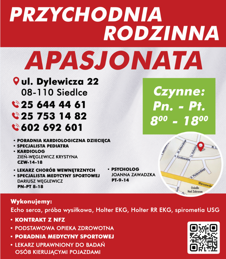 Przychodnia Rodzinna APASJONATA - lekarze specjaliści SIEDLCE lekarze specjaliści SIEDLCE